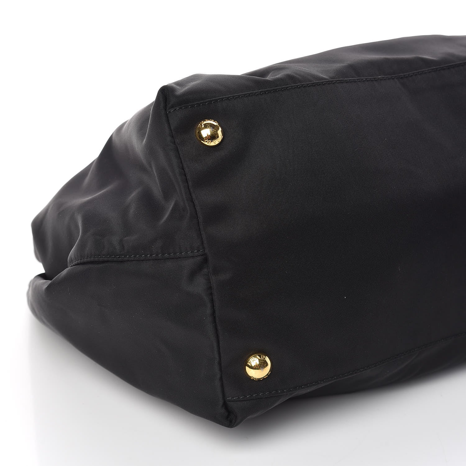 Prada Nylon Tessuto Fiocco Bow Tote Black 5 of 10