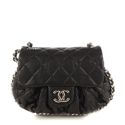 Chanel Washed Lambskin Chain Around Mini Flap Black 1 of 7