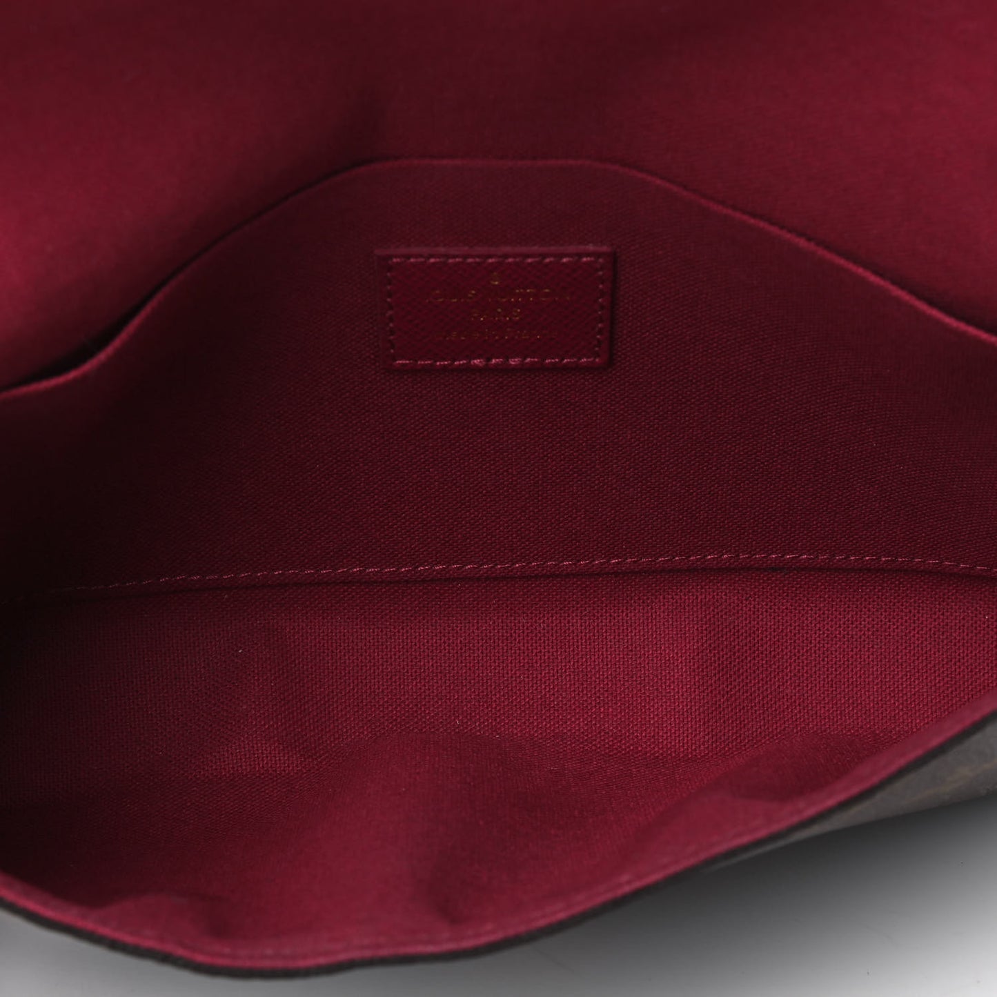Monogram Pochette Felicie Chain Wallet Fuchsia