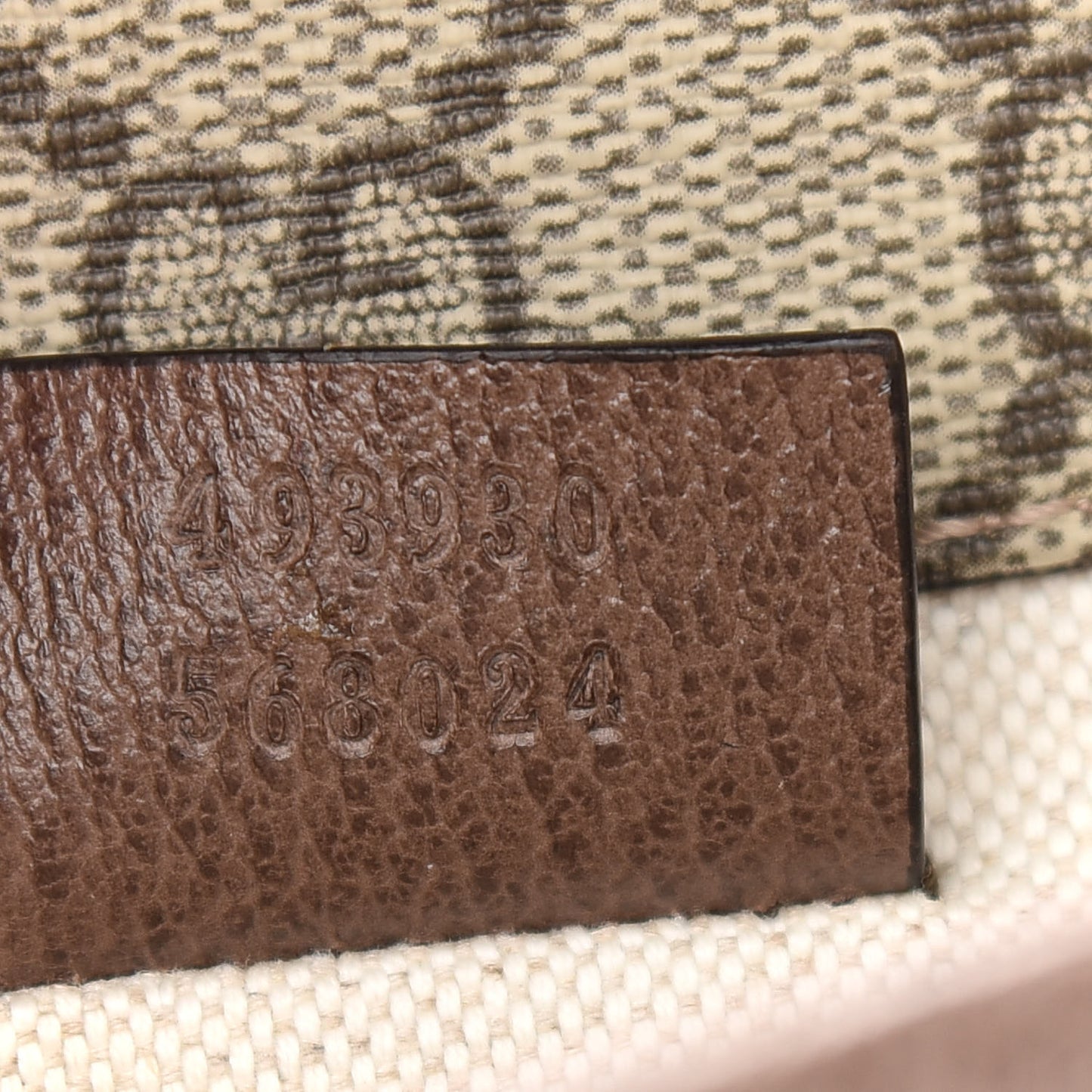 GG Supreme Monogram Neo Vintage Web Belt Bag Brown