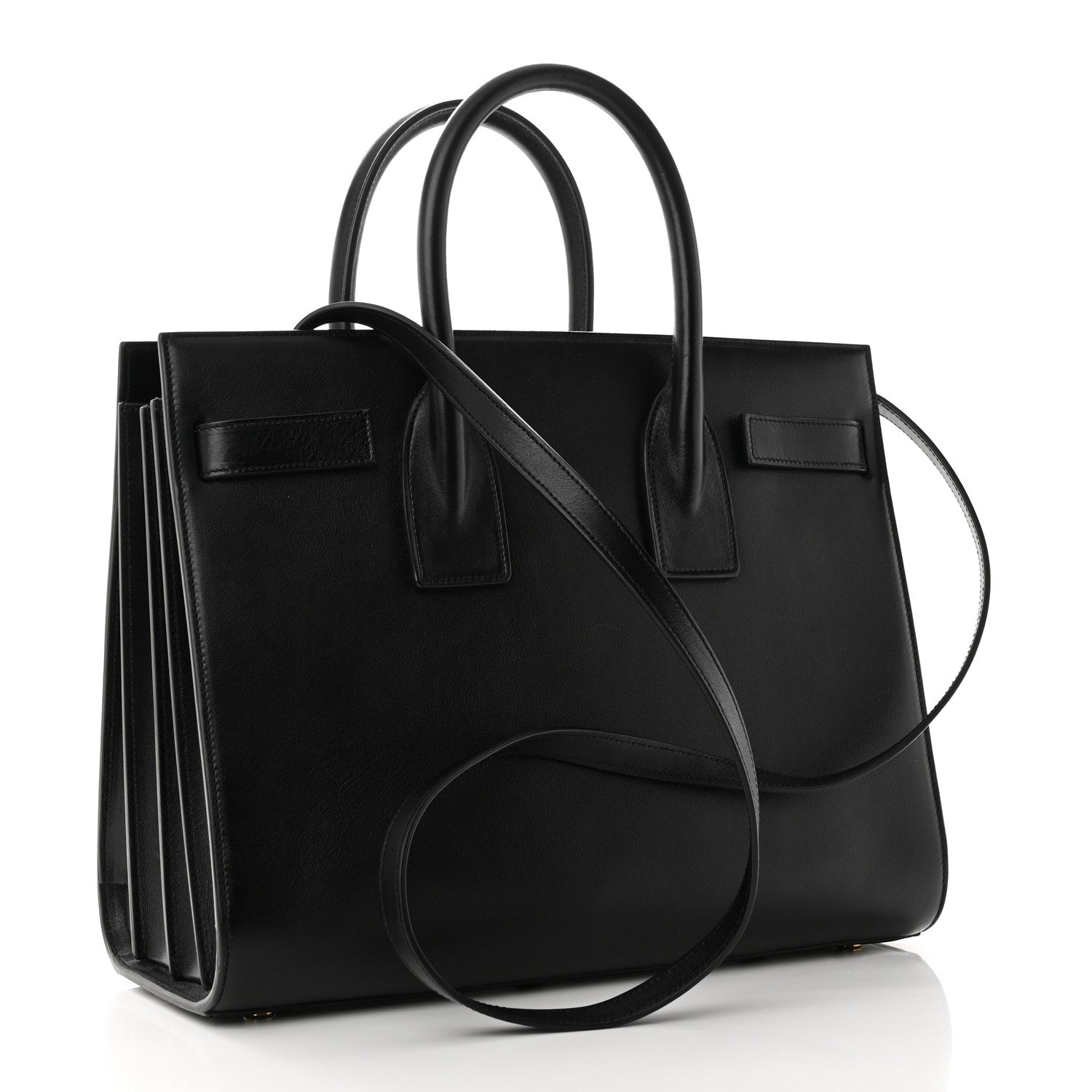 Saint Laurent Smooth Calfskin Small Sac De Jour Black 3 of 9