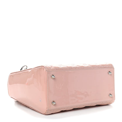 Christian Dior Patent Cannage Medium Lady Dior Rose Clair 3 of 6