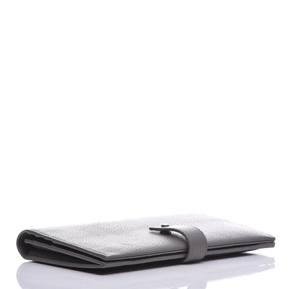 Saint Laurent Grained Calfskin Sac De Jour Souple Thin Wallet Fog 5 of 14