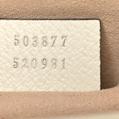 Gucci GG Supreme Monogram Flora Web Small Ophidia Chain Shoulder Bag White 7 of 10
