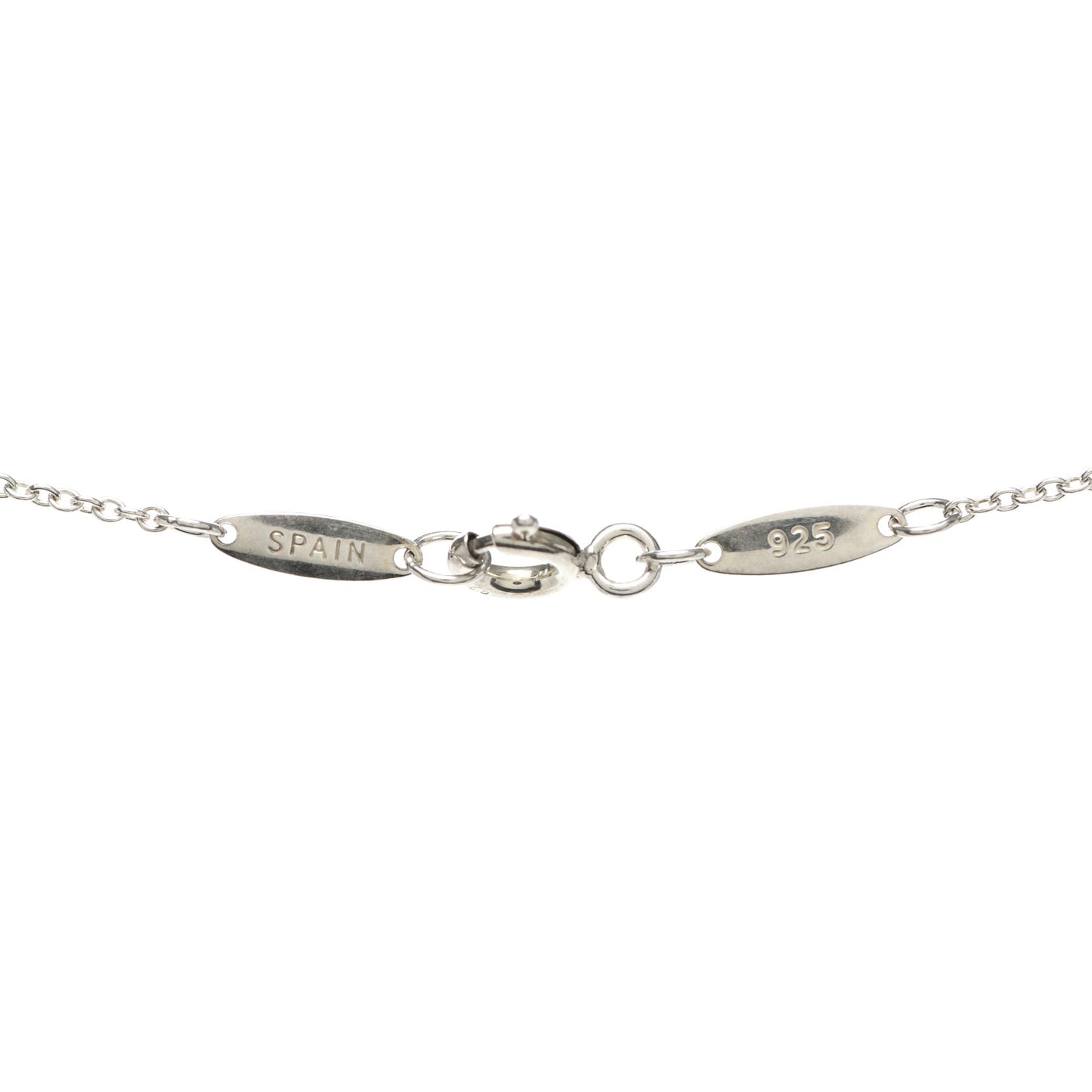Sterling Silver 11mm Elsa Peretti Open Heart Pendant Necklace
