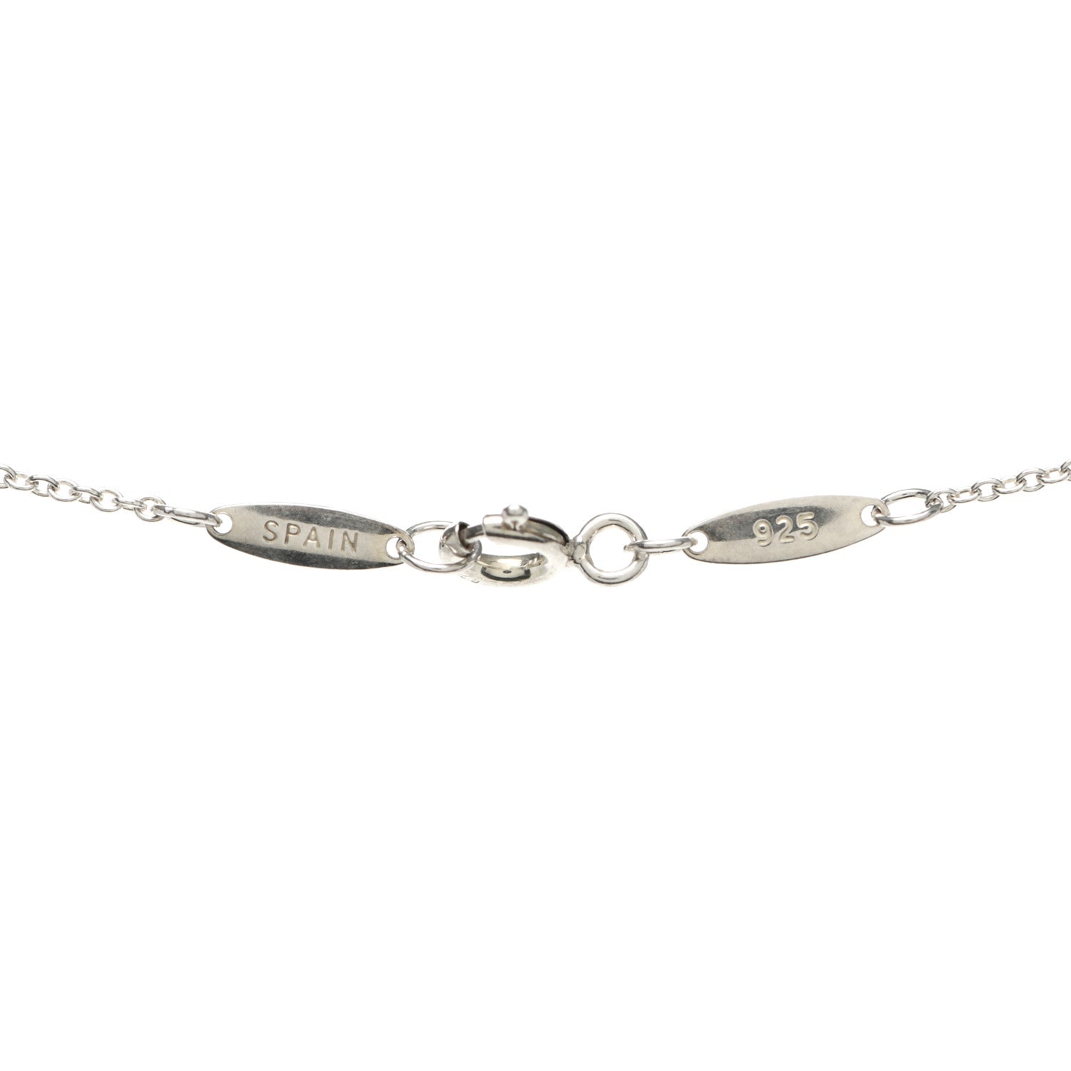 Tiffany Sterling Silver 11mm Elsa Peretti Open Heart Pendant Necklace 4 of 6