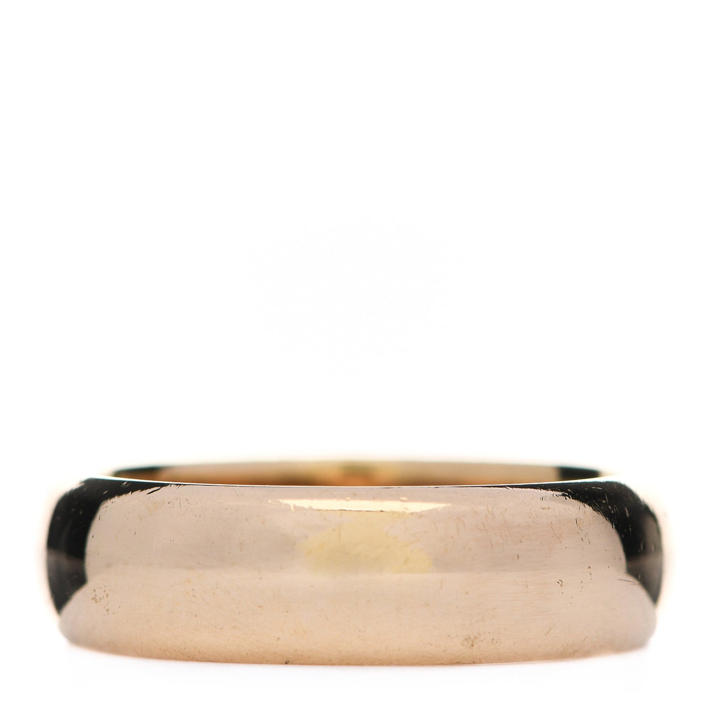 18K Yellow Gold 6mm Classic Wedding Band Ring 55 7.25