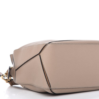 Loewe Grained Calfskin Small Puzzle Bag Sand Mink 6 of 9