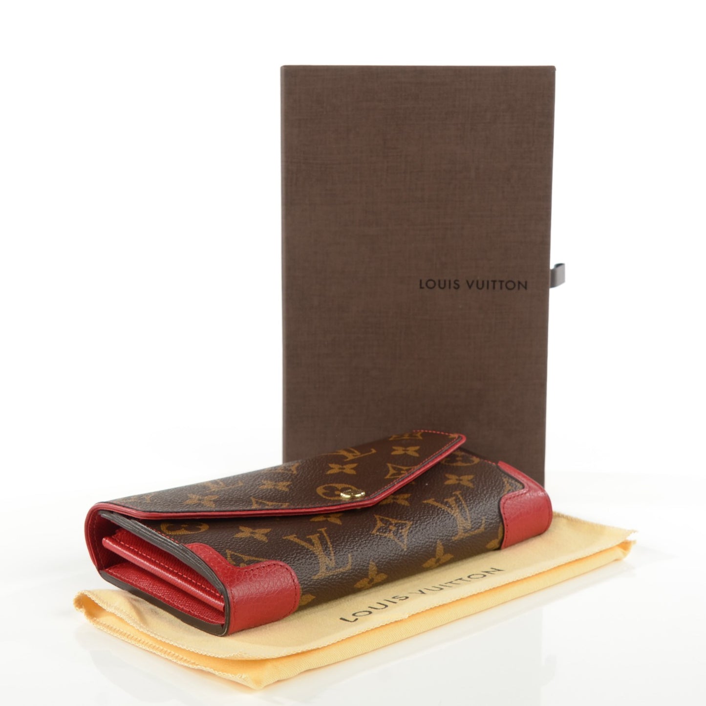 Monogram Sarah Retiro Wallet Cherry