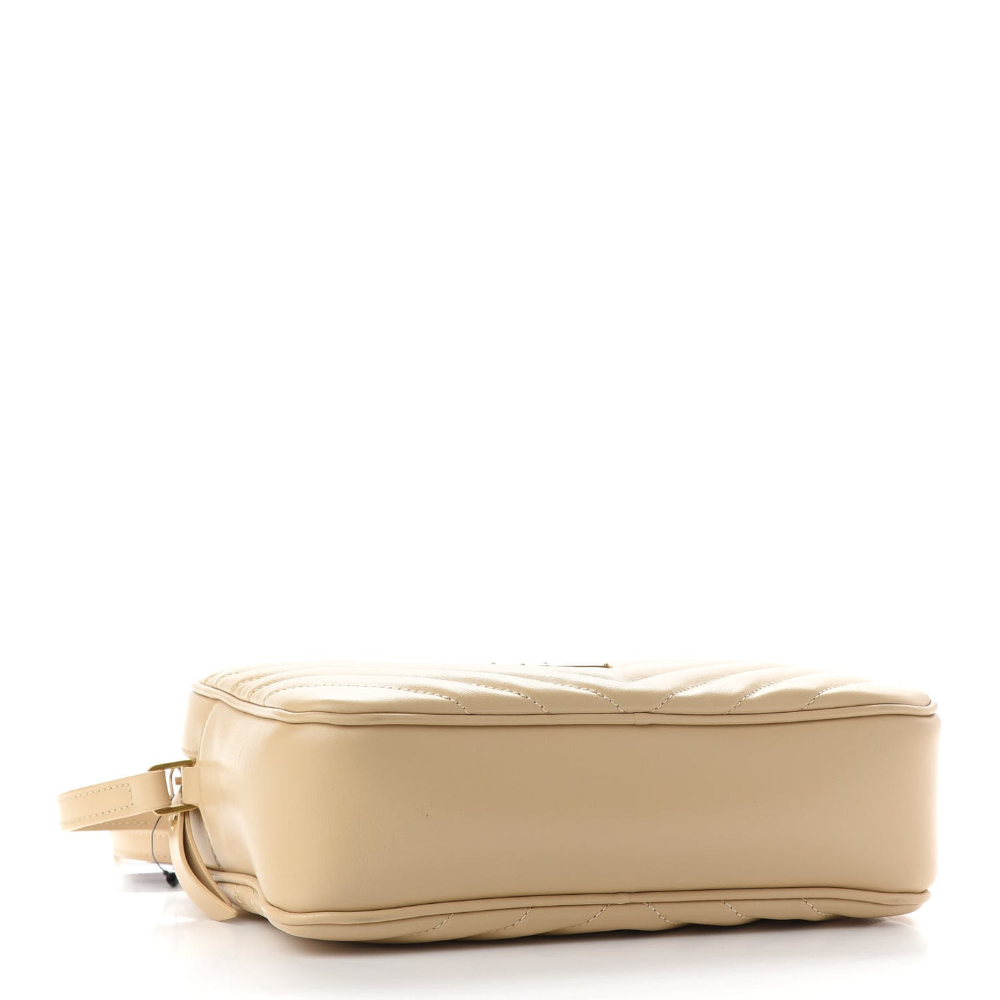 Calfskin Matelasse Monogram Lou Camera Bag Ivory Natural
