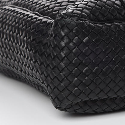 Bottega Veneta Wool Nappa Intrecciato Tote Black 8 of 13