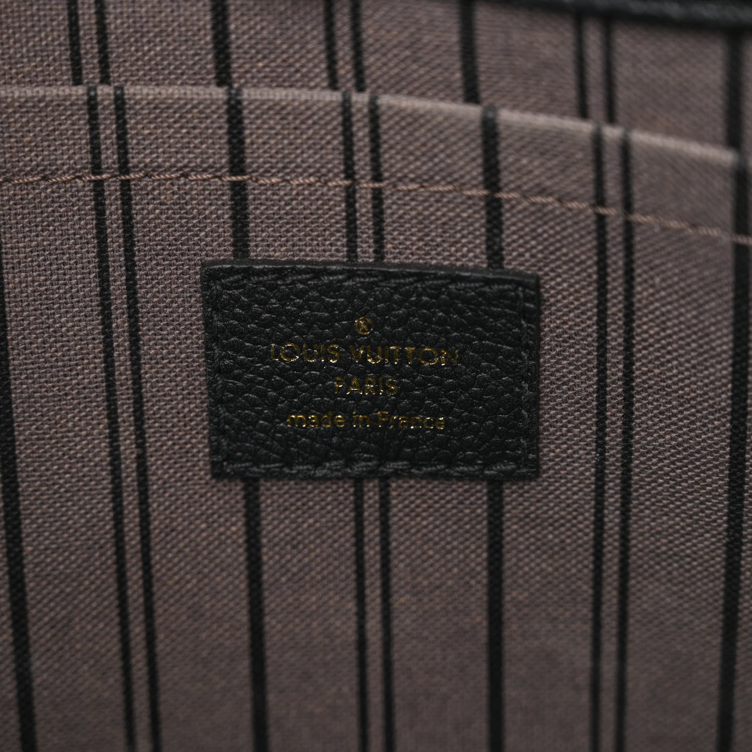 Louis Vuitton Empreinte Montaigne MM Black 6 of 14