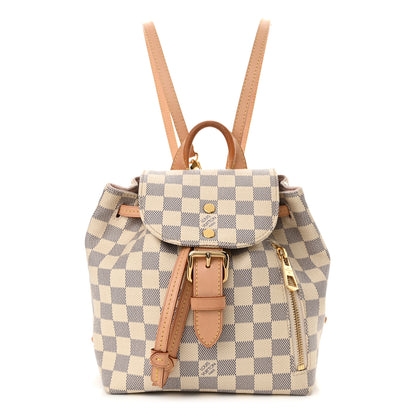 Louis Vuitton Damier Azur Sperone BB Backpack 1 of 10