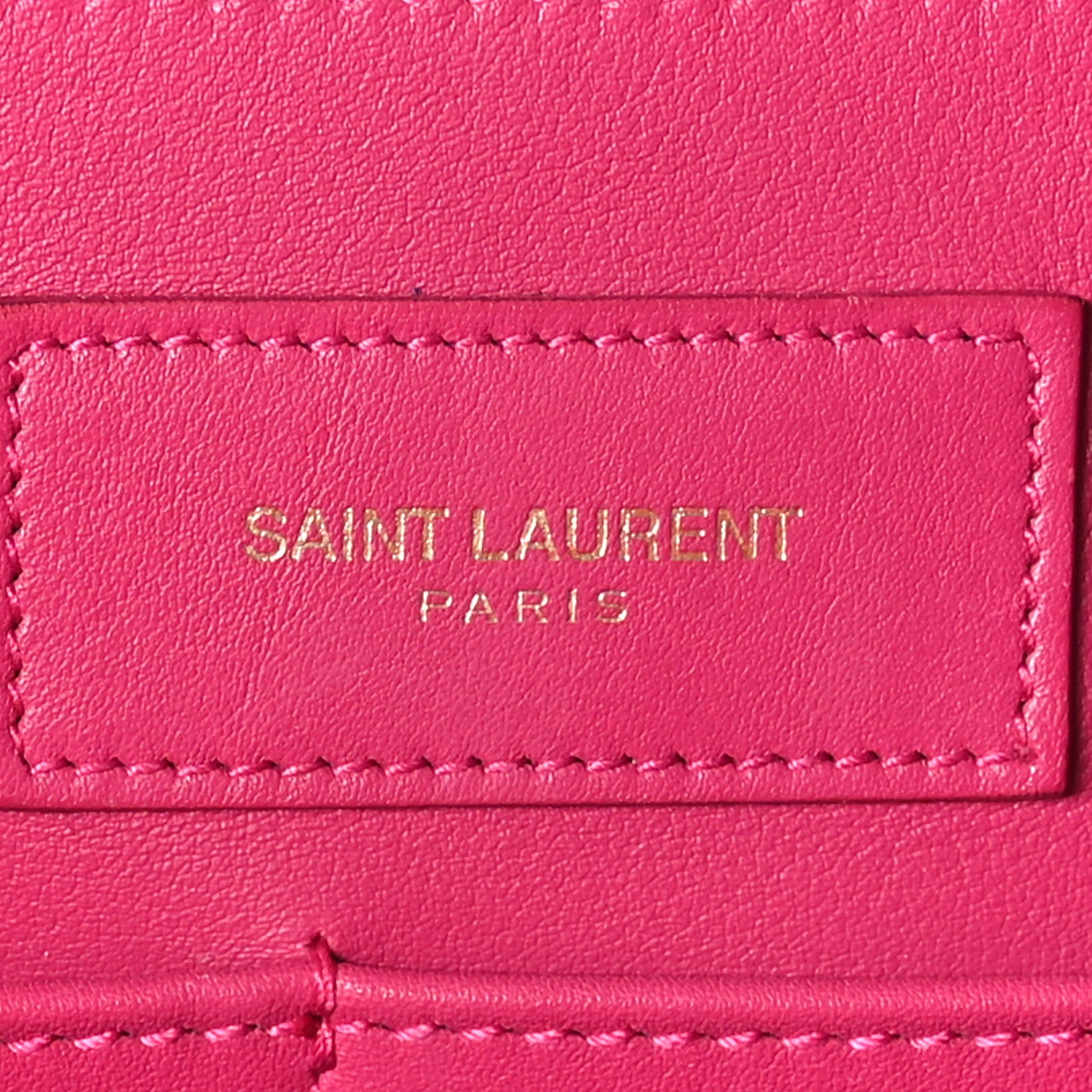 Saint Laurent Calfskin Medium Classic Y Cabas Fuchsia 6 of 11