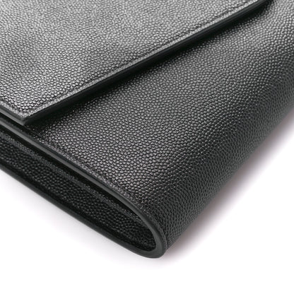 Saint Laurent Grain de Poudre Mini Uptown Crossbody Bag Black 10 of 11