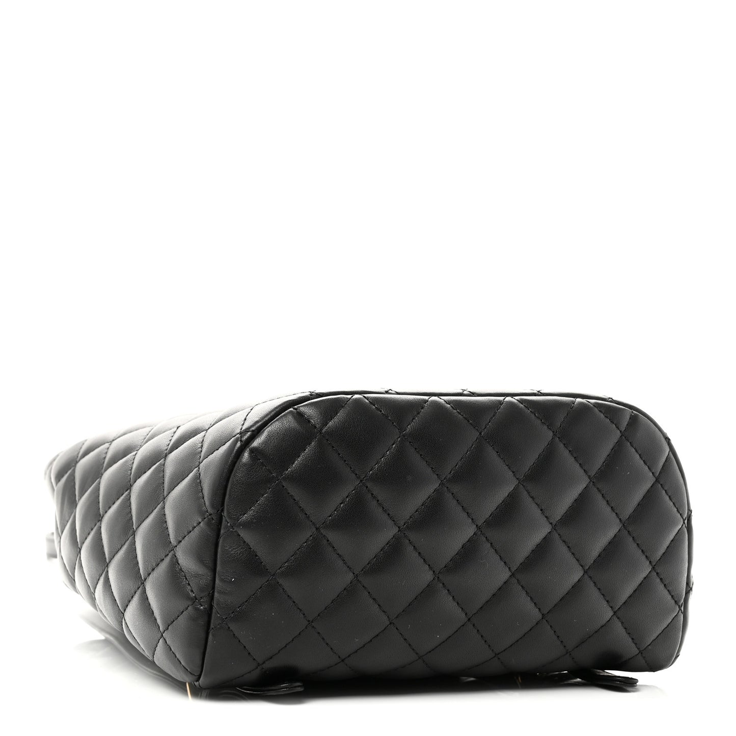 Lambskin Quilted Small Urban Spirit Backpack Black