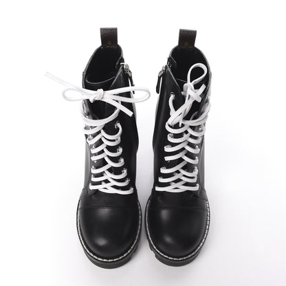 Louis Vuitton Calfskin Star Trail Ankle Boots 39 Black 5 of 10