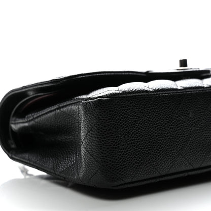 Chanel Caviar Quilted Medium Double Flap Black 9 of 10