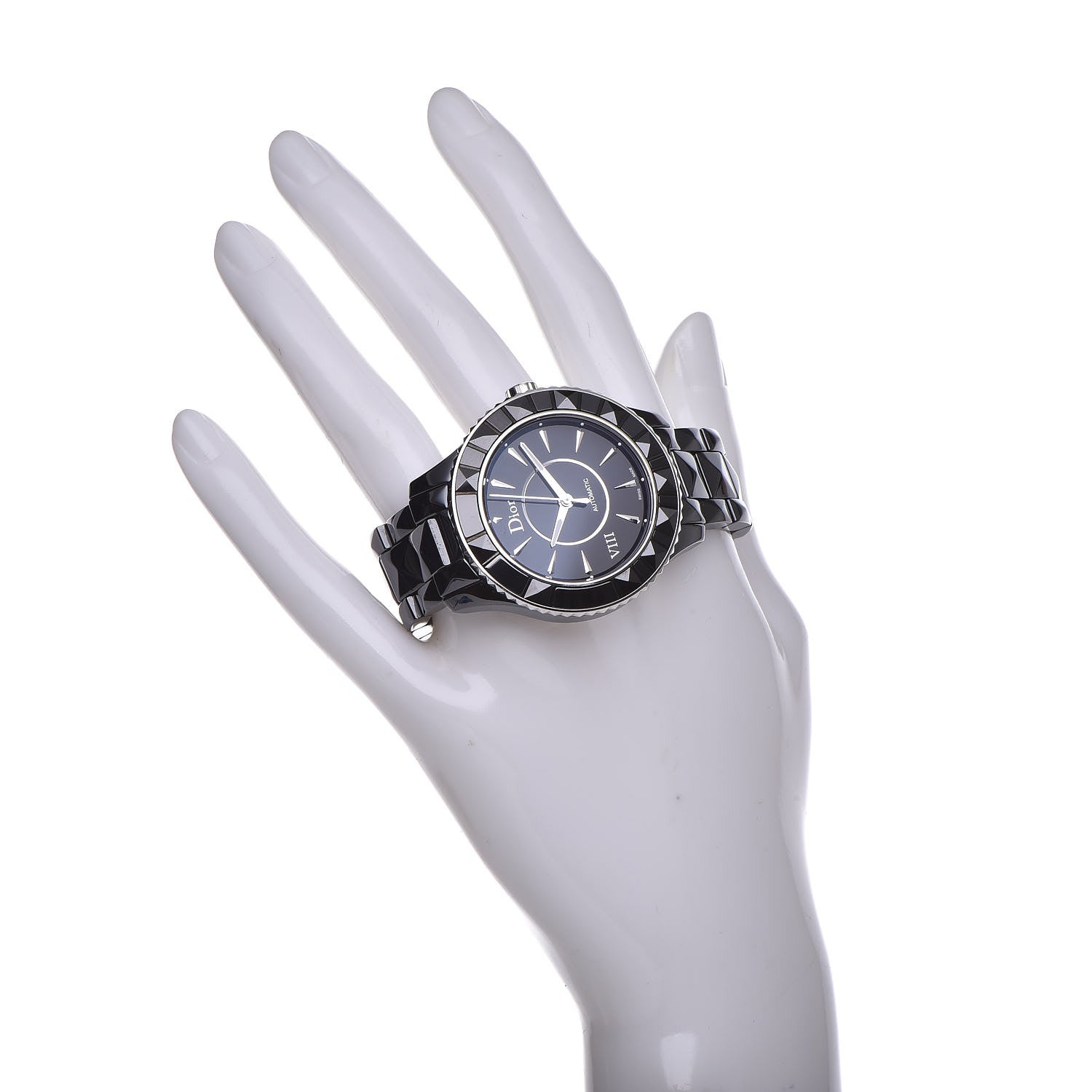 Christian Dior Stainless Steel Ceramic 38mm Dior VIII Automatic Watch Black 2 of 6
