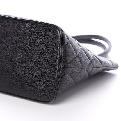 Chanel Caviar Quilted Medallion Tote Black 9 of 9