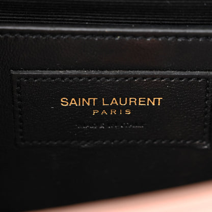 Saint Laurent Grain De Poudre Small Monogram Kate Satchel Pale Blush 6 of 12