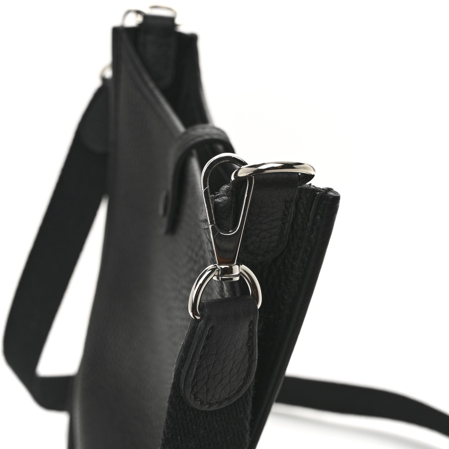 Hermes Taurillon Clemence Evelyne TPM Black 13 of 13