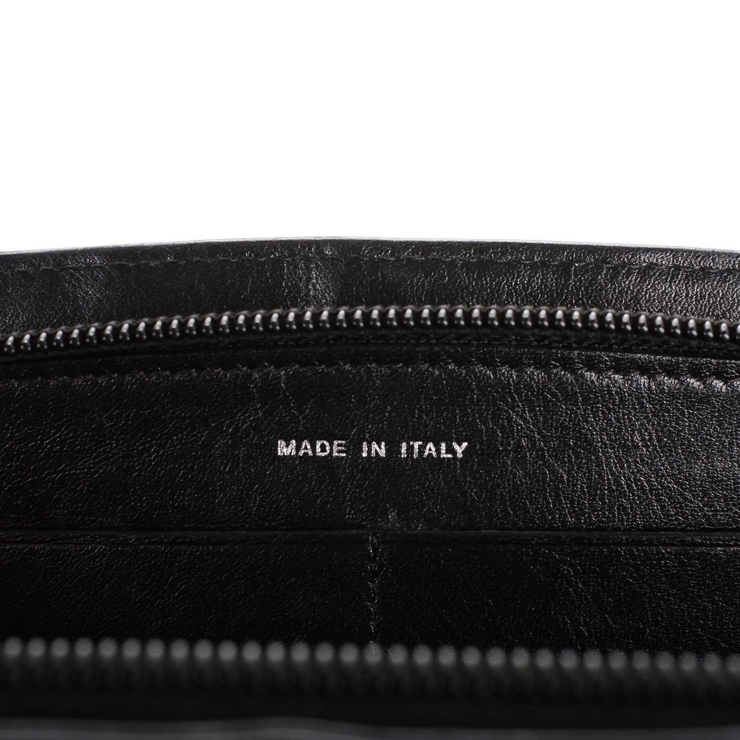 Patent Trousse Maquil Wallet Black