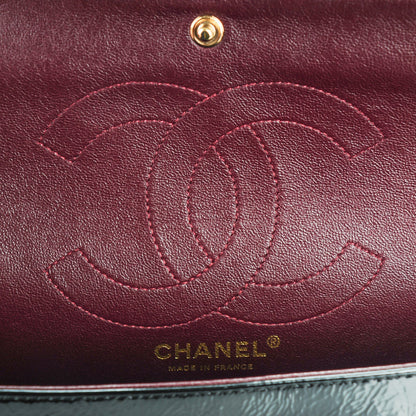 Chanel Crackled Patent Calfskin Puzzle 2.55 Reissue 225 Flap Black 7 of 8