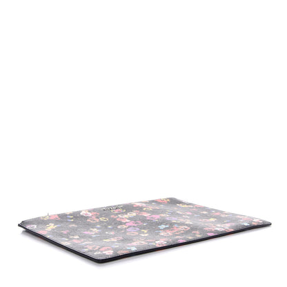 Givenchy Coated Canvas Pansy Print Large Zip Pouch Black 4 of 7