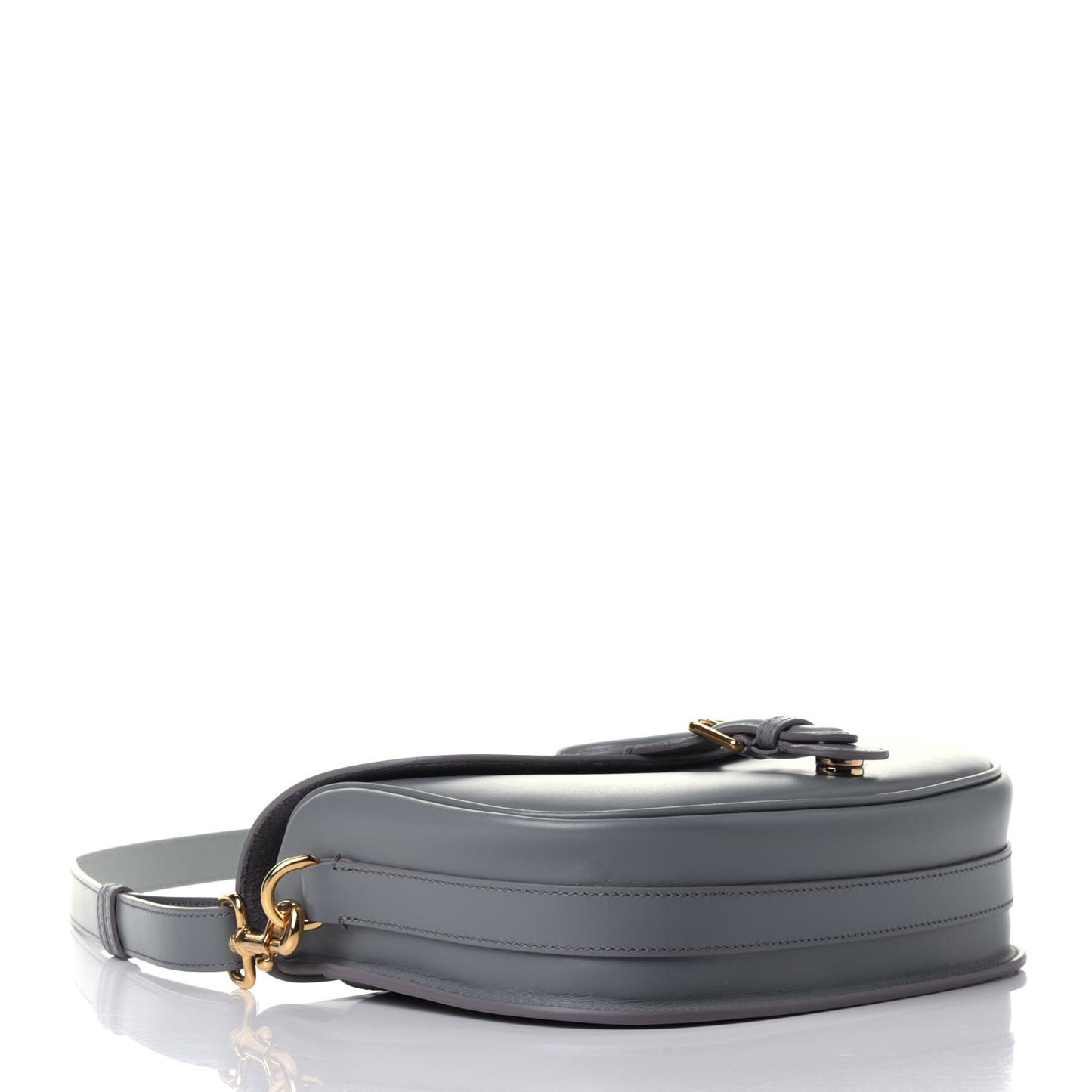 Box Calfskin Medium Bobby Flap Gray