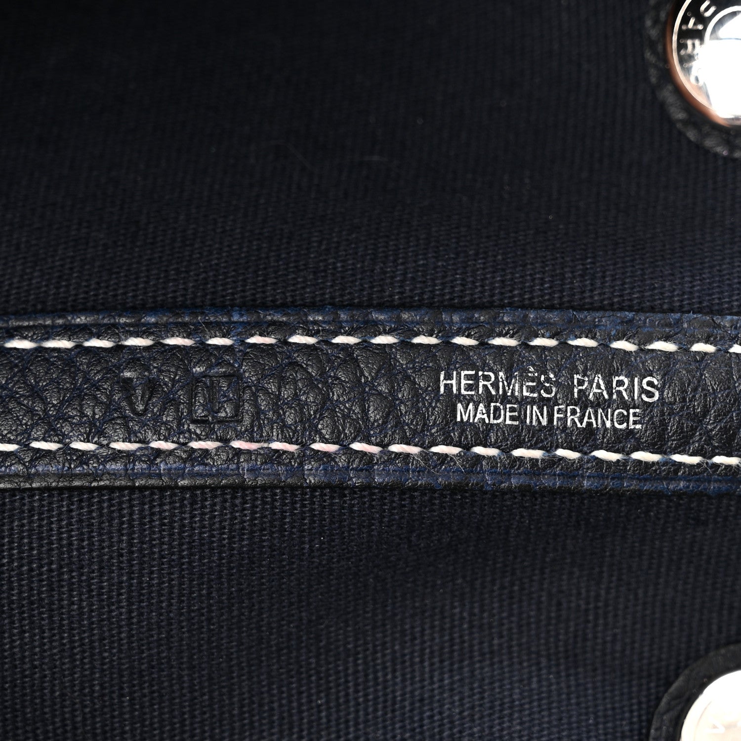 Hermes Toile Negonda Garden Party 30 TPM Bleu Marine 6 of 10