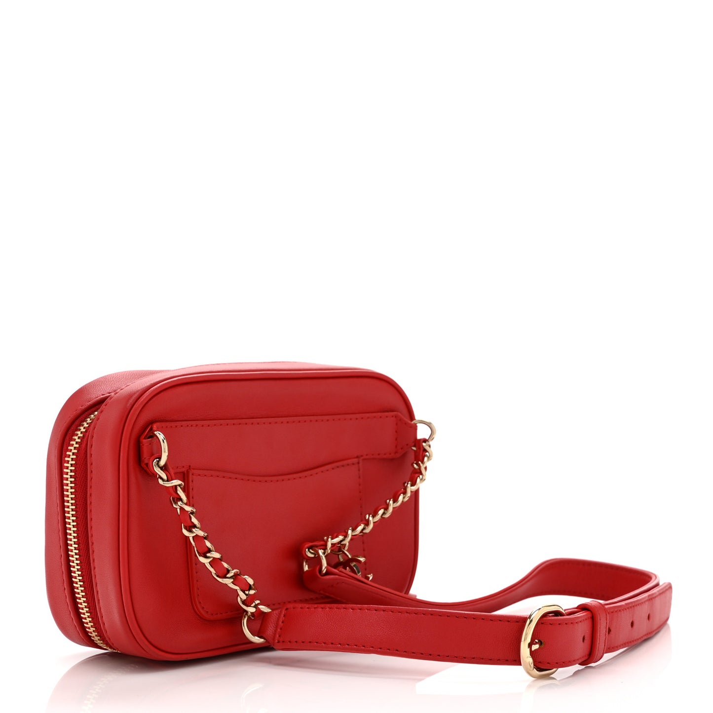 Lambskin CC Mania Camera Case Red