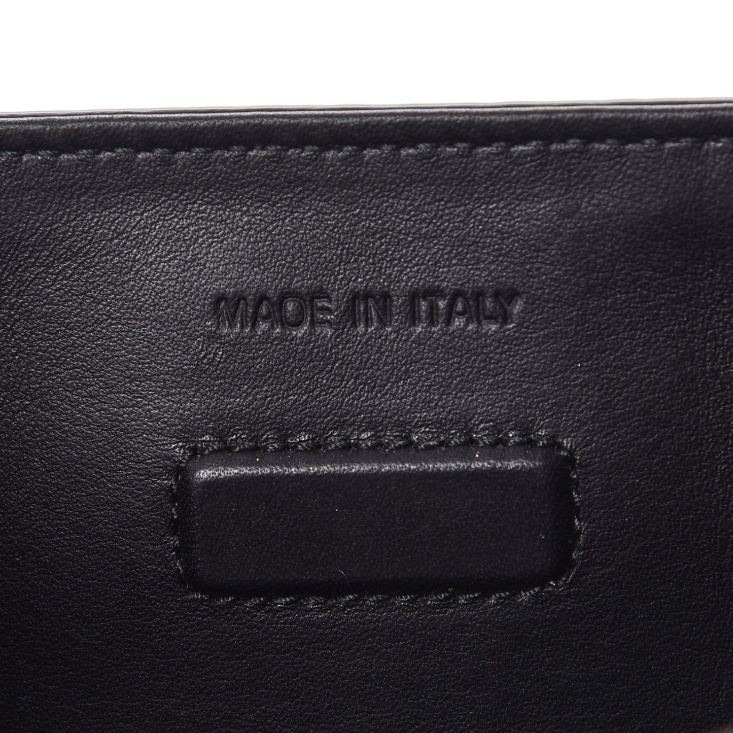 Grained Calfskin Large Diorever Flap Black