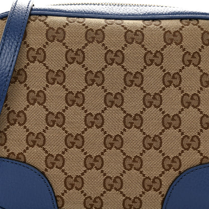 Gucci Monogram Dollar Calfskin Mini Bree Messenger Bag Beige Ebony Caspian 8 of 10