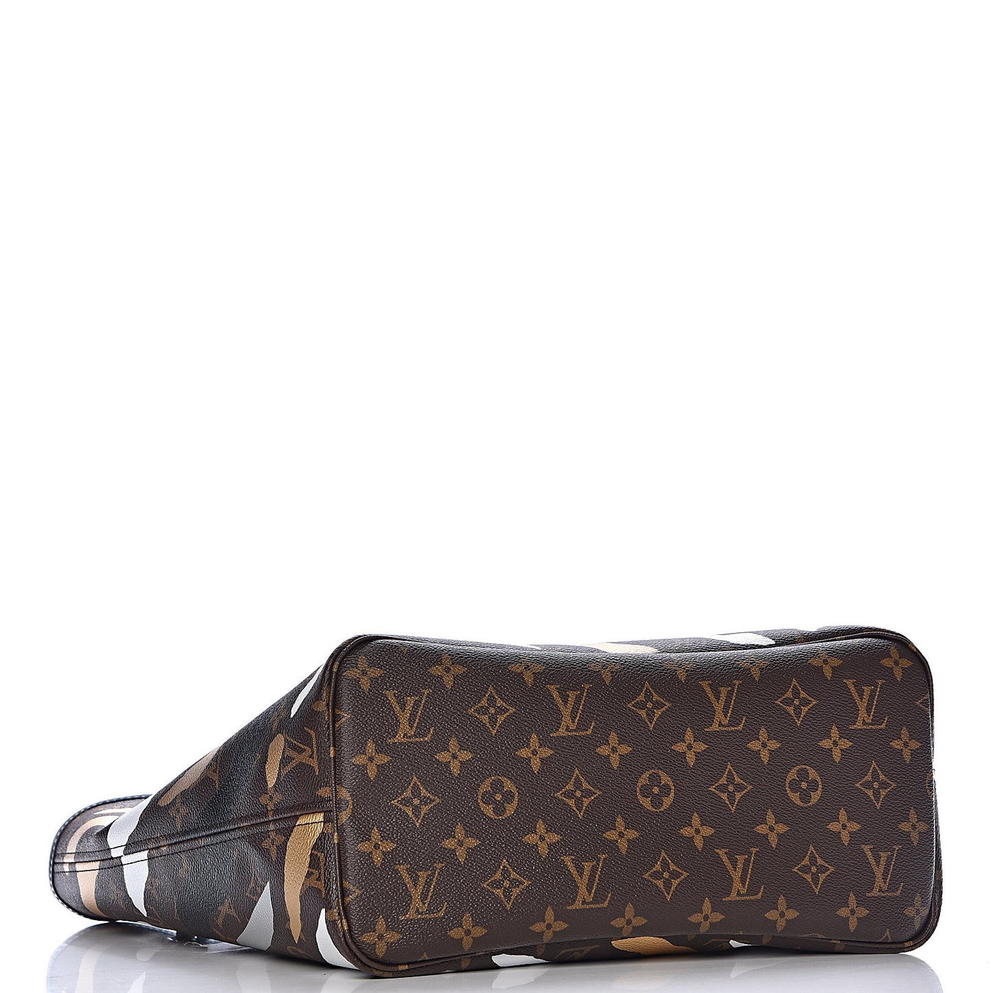 X LOL Monogram Neverfull MM Gold Silver