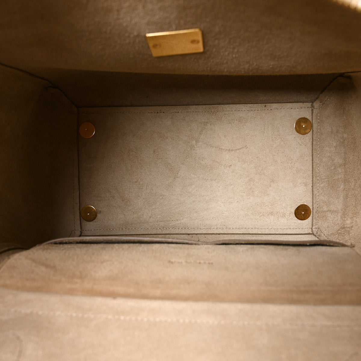 Grained Calfskin Mini Belt Bag Light Taupe