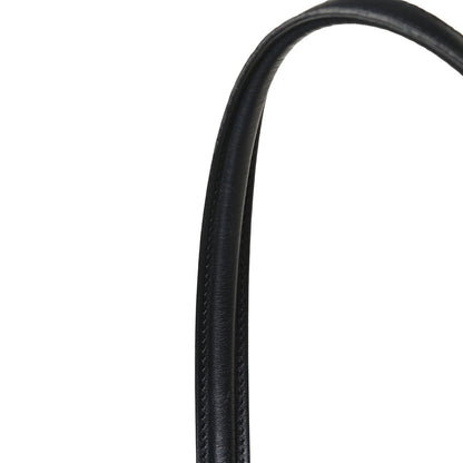 Alexander McQueen Calfskin Large Studded Padlock Zip Around Tote Black White 17 of 17