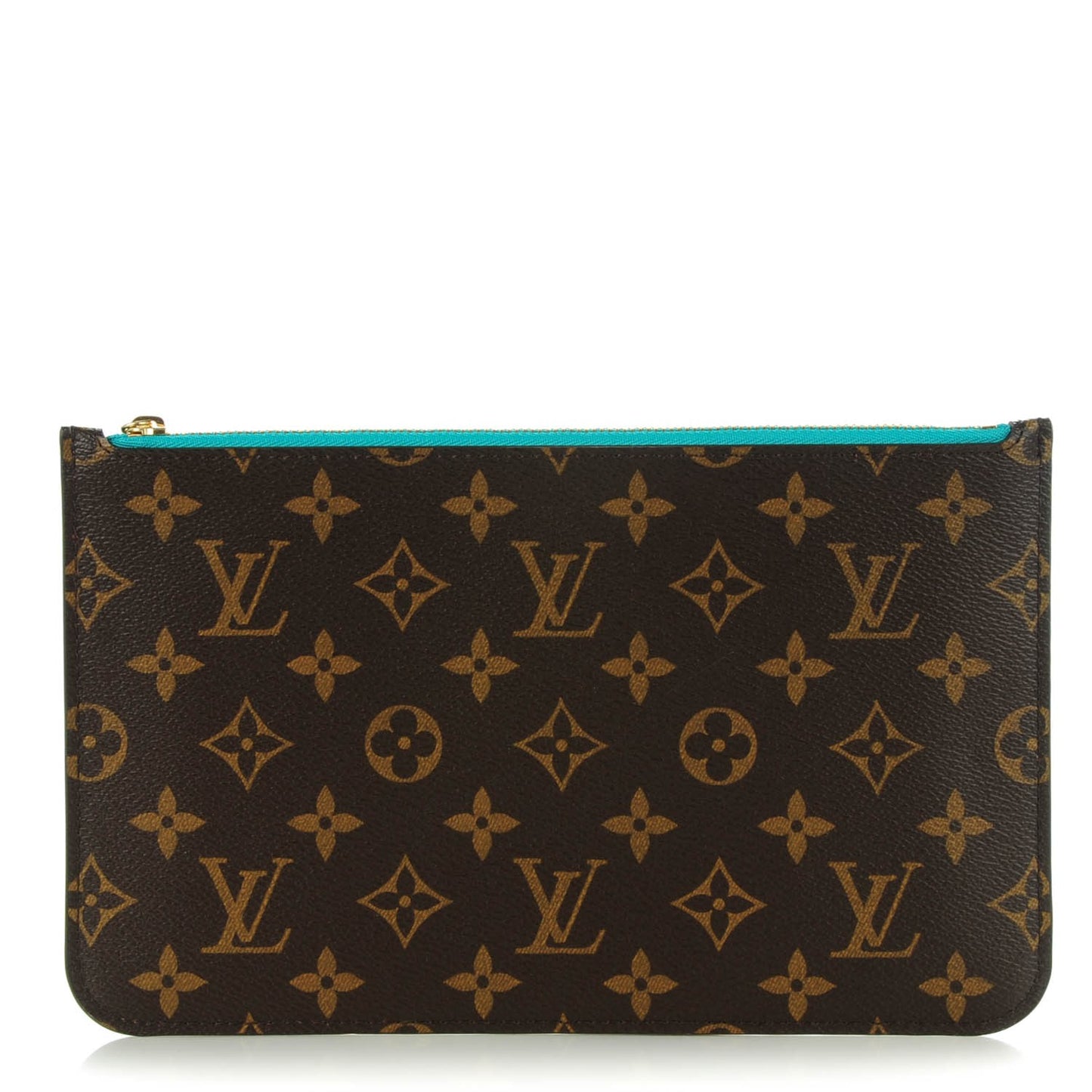 Monogram Neverfull MM GM Pochette Turquoise