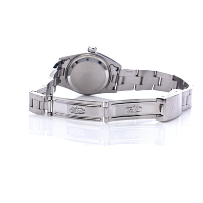 Rolex Stainless Steel 24mm Oyster Perpetual Watch Pink 76080 5 of 5