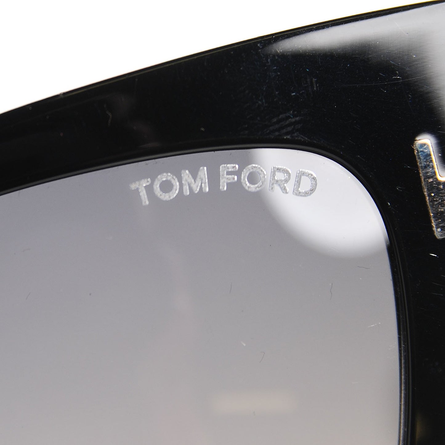 Acetate Anoushka Cat Eye Sunglasses TF371 Black