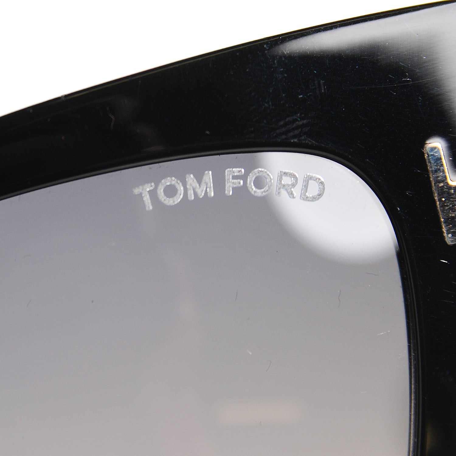 Tom Ford Acetate Anoushka Cat Eye Sunglasses TF371 Black 6 of 7