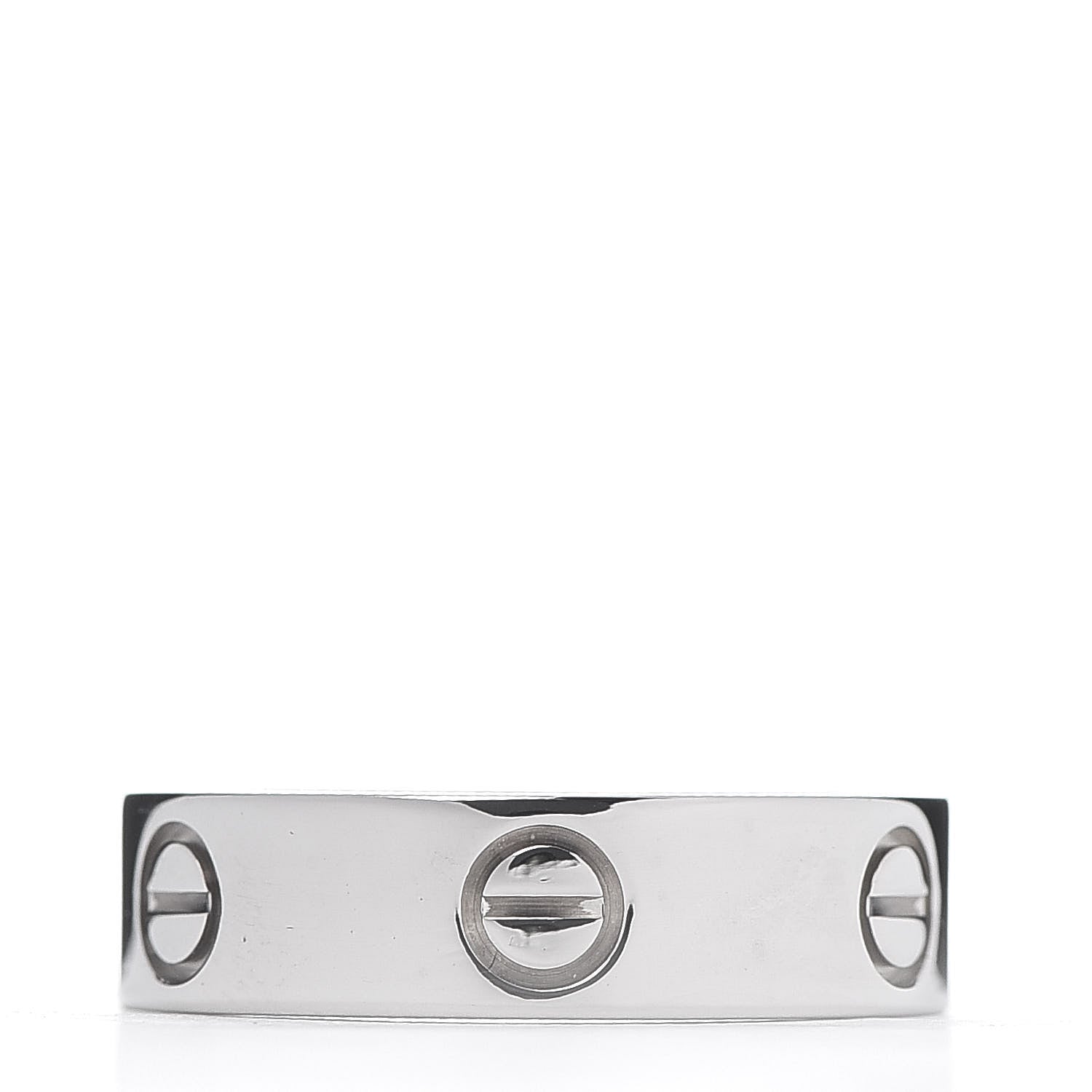 Cartier 18K White Gold 5.5mm LOVE Ring 57 8 3 of 5