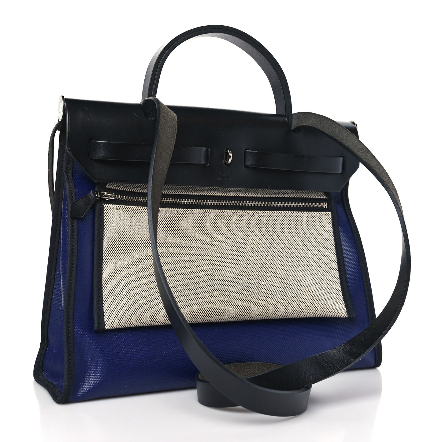 Toile H Berline Vache Hunter Herbag Zip PM 31 Bleu Encre Black