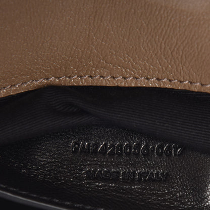Saint Laurent Sheepskin Matelasse Chevron Monogram Medium College Bag Fard 7 of 7