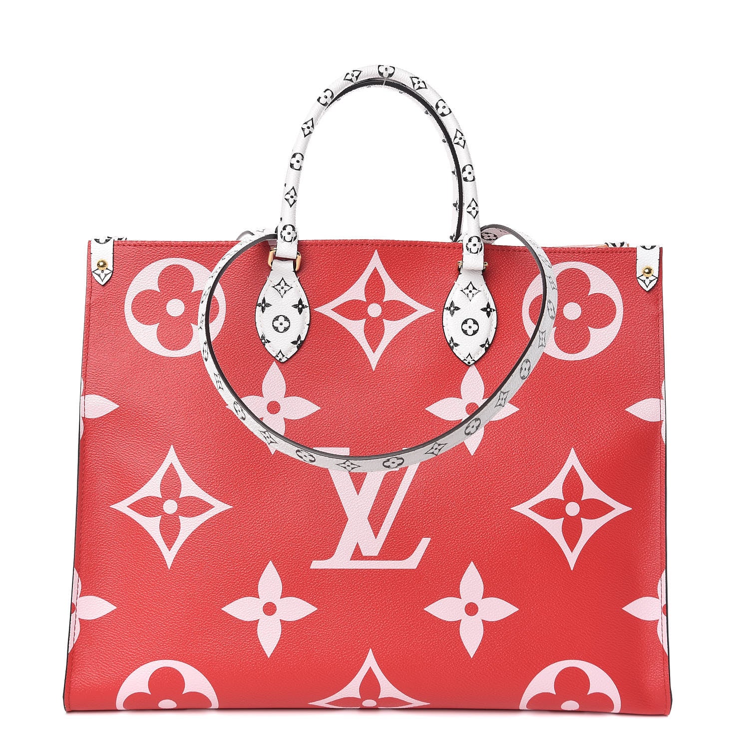 Louis Vuitton Monogram Giant Onthego GM Rouge Rose 1 of 11