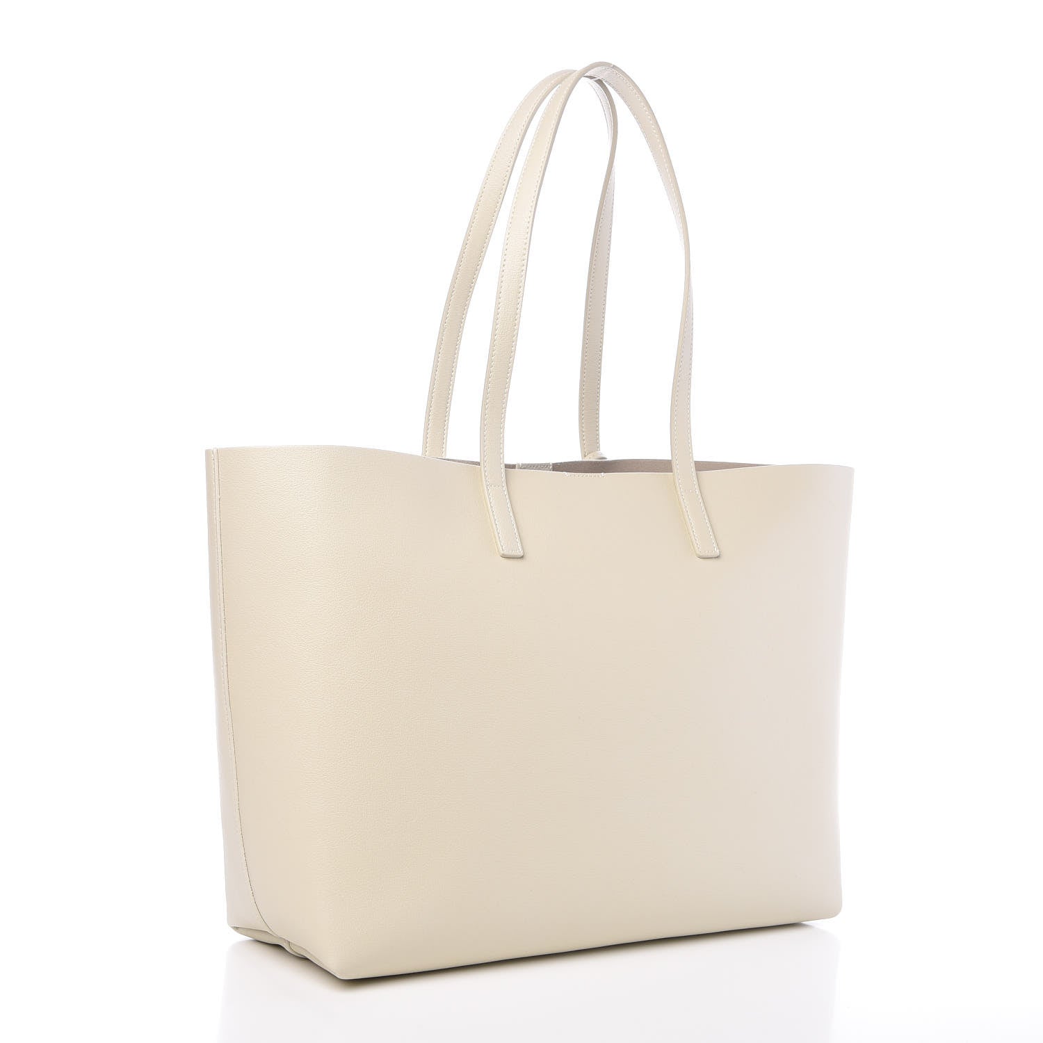 Saint Laurent Calfskin Large Shopping Tote Crema Soft 4 of 10
