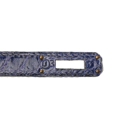 Hermes Shiny Alligator Mini Kelly Sellier 20 Bleu Roi 7 of 16