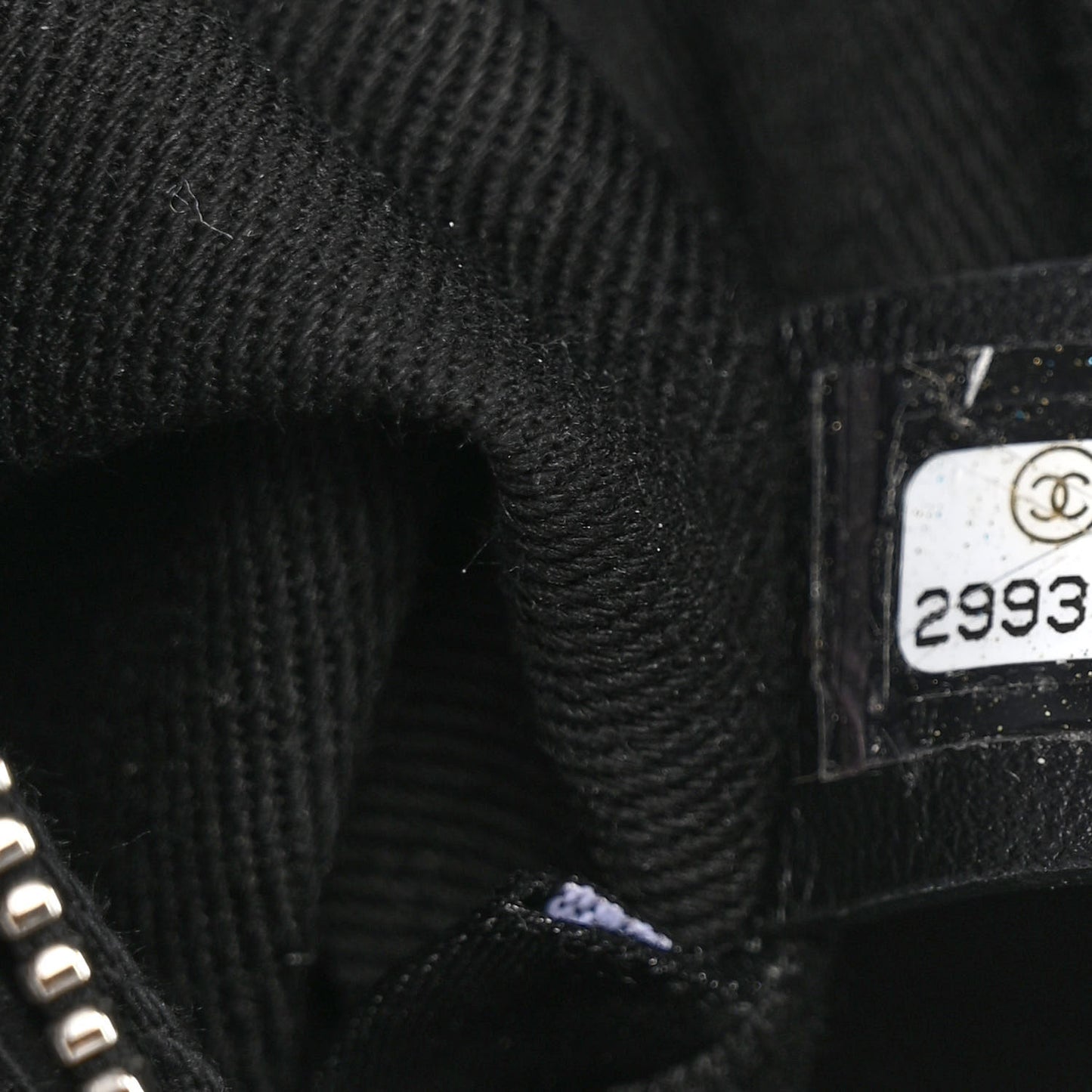 Calfskin Quilted Waist Belt Bag Black