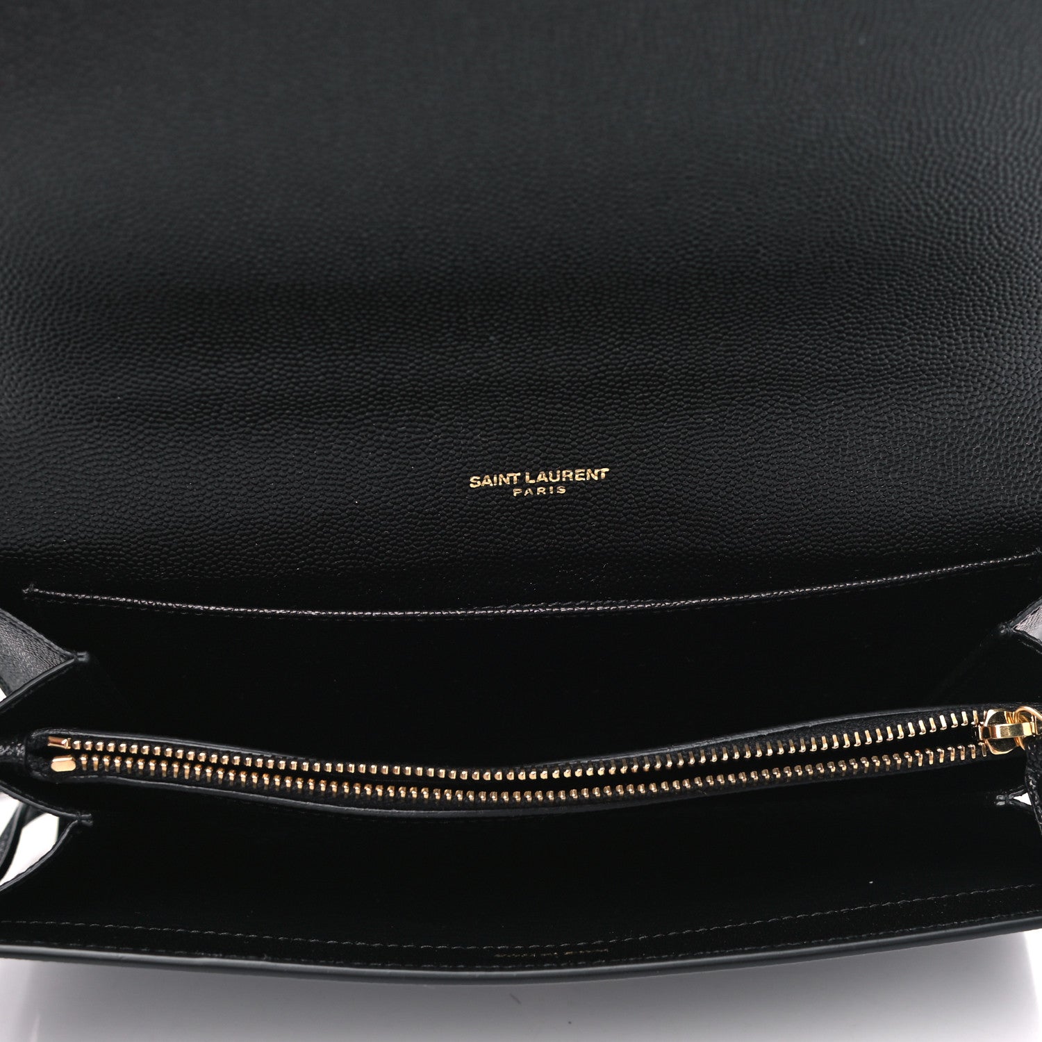 Saint Laurent Grain De Poudre Mini Uptown Crossbody Bag Black 4 of 4