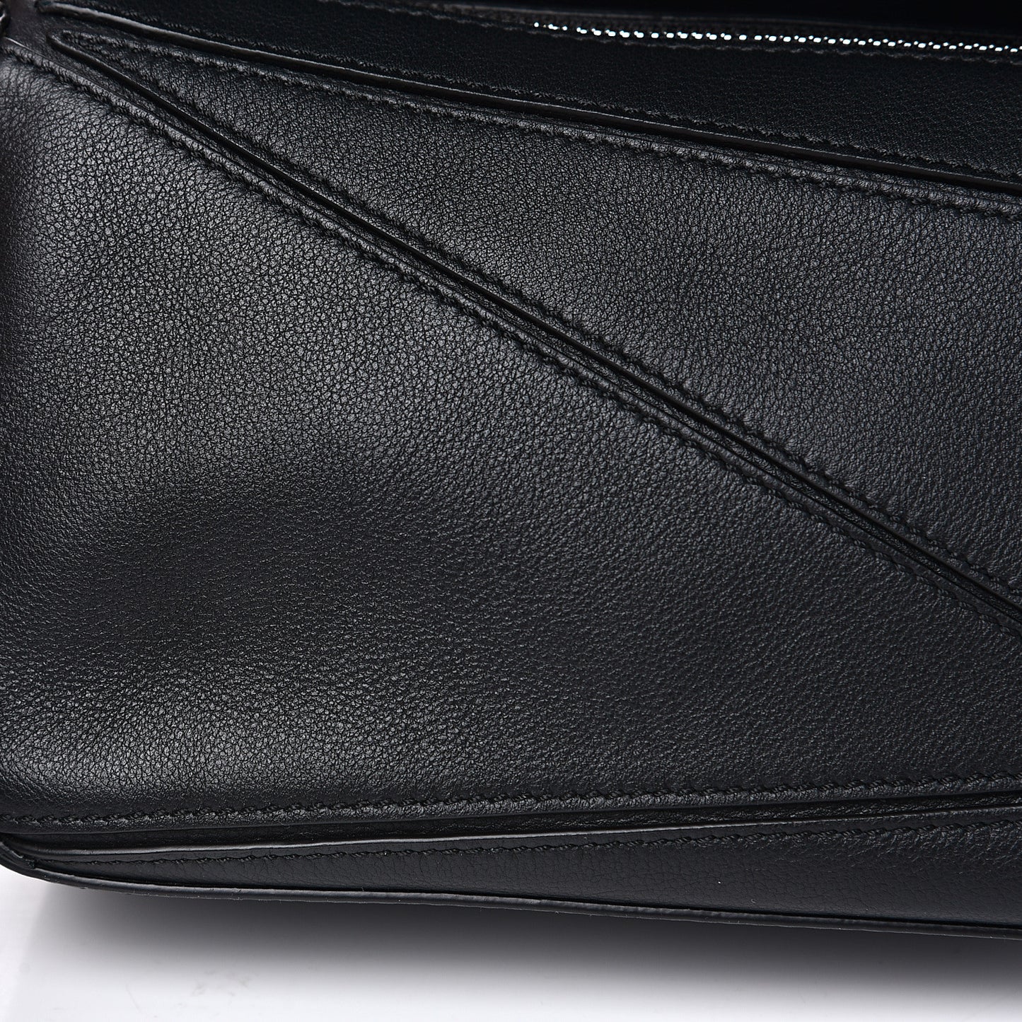 Calfskin Mini Puzzle Bag Black